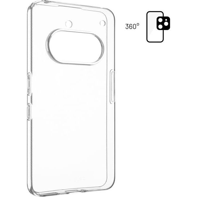 Elastyczne i cienkie etui Fixed Story do Nothing Phone 3a, przezroczyste